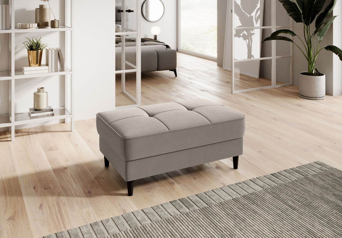 Pouf Bellis | size: Width: 97cm, Height: 42cm, Depth: 62cm | color: Savoi | image: 1 | variant: 1005768