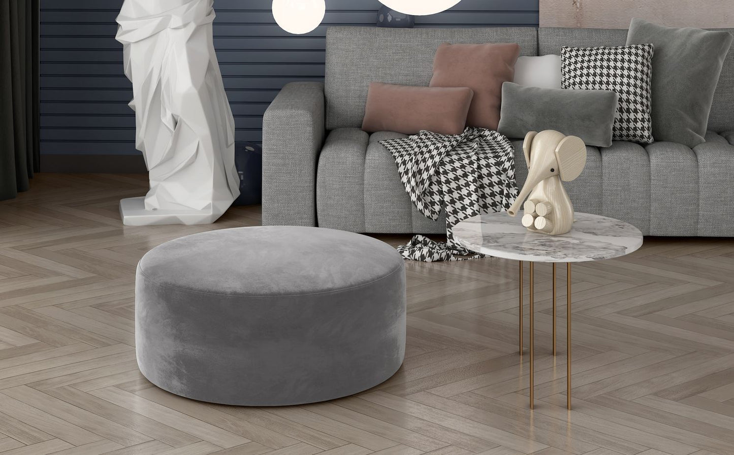 Pouf Bero | size: Width: 45cm, Height: 42cm, Depth: 45cm | color: Monolith | image: 1 | variant: 1005807
