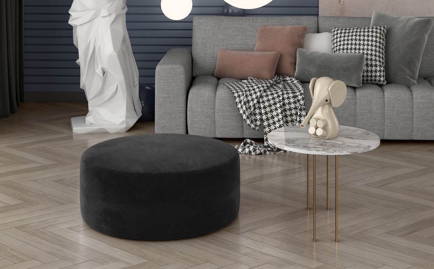 Pouf Bero | size: Width: 45cm, Height: 42cm, Depth: 45cm | color: Monolith | image: 1 | variant: 1005808