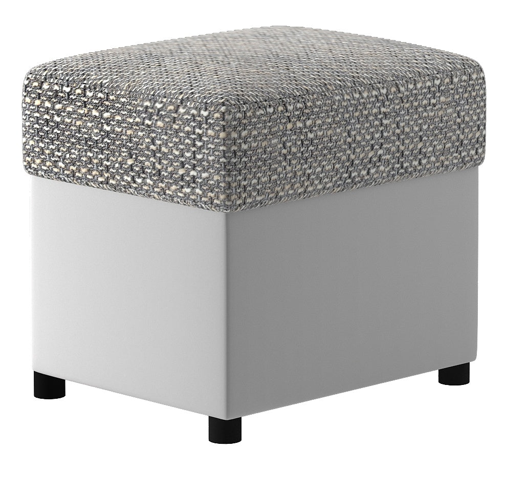 Pouf East Horsham | size: Width: 40cm, Height: 40cm, Depth: 45cm | color: Berlin/Soft | image: 0 | variant: 1010477