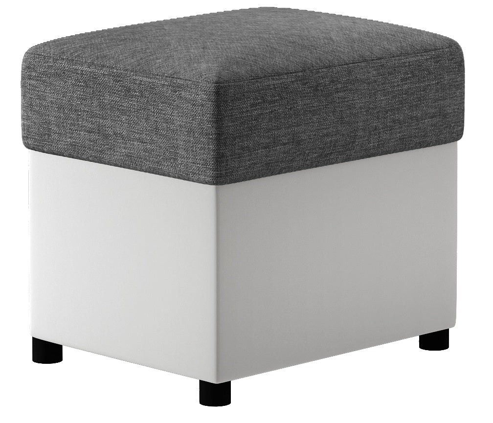 Pouf East Horsham | size: Width: 40cm, Height: 40cm, Depth: 45cm | color: Sawana/Soft | image: 0 | variant: 1010480