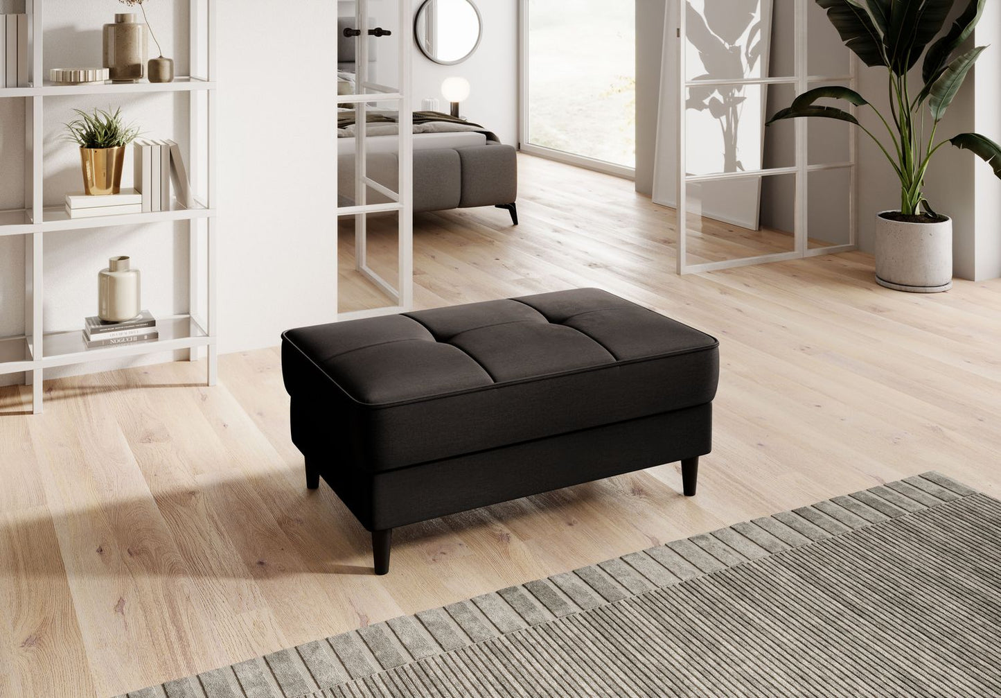 Pouf Hinckley | size: Width: 97cm, Height: 42cm, Depth: 62cm | color: Nube | image: 1 | variant: 1010274