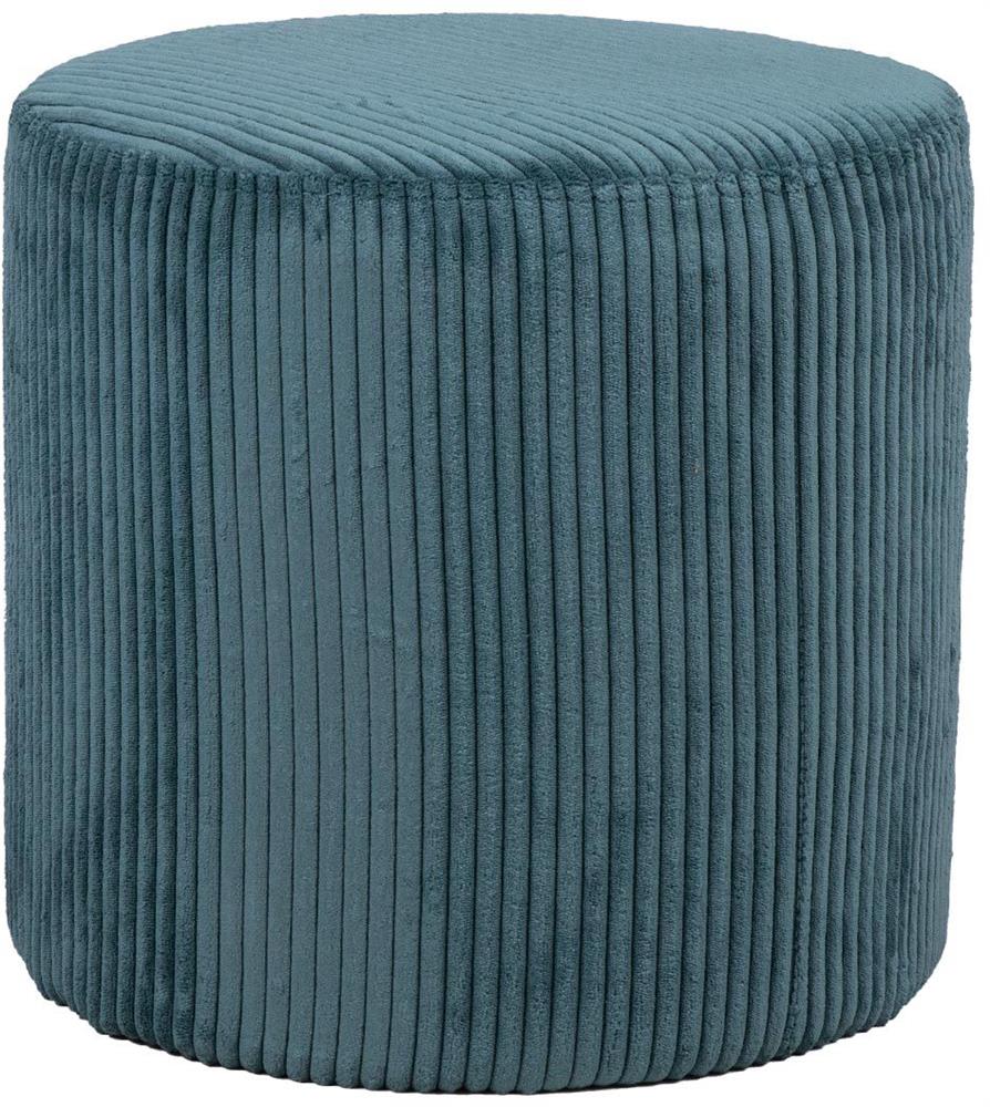 Pouf Ines | size: Width: 41cm, Height: 40.5cm, Depth: 41cm | color: Blue | image: 1 | variant: 1006090