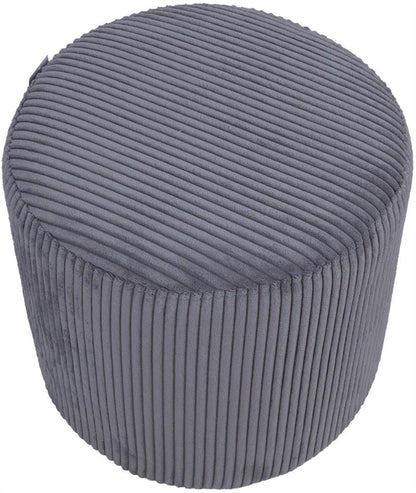 Pouf Ines | size: Width: 41cm, Height: 40.5cm, Depth: 41cm | color: Gray | image: 2 | variant: 1006093
