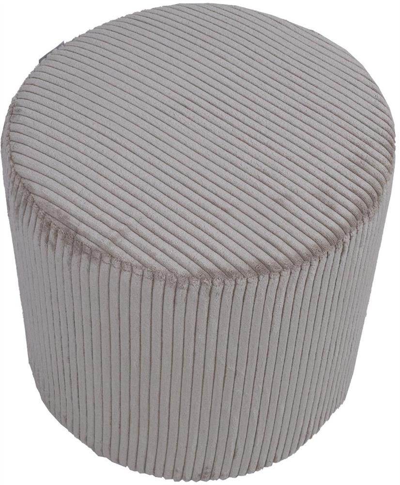 Pouf Ines | size: Width: 41cm, Height: 40.5cm, Depth: 41cm | color: Gray | image: 2 | variant: 1006094