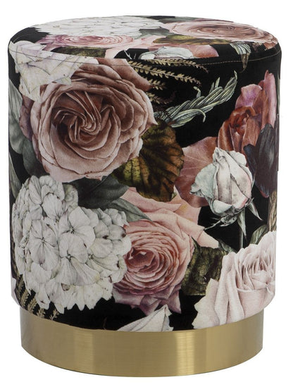 Pouf La Perla | size: Width: 35cm, Height: 42cm, Depth: 35cm, Diameter: 35cm | color: Multicolored | image: 0 | variant: 1006097