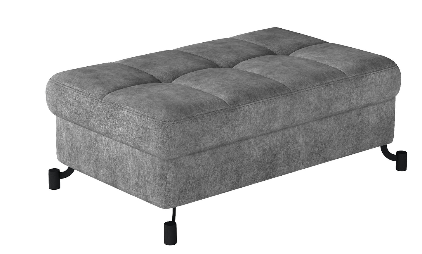Pouf Lorelle | size: Width: 100cm, Height: 45cm, Depth: 70cm | color: Dora | image: 0 | variant: 1005896