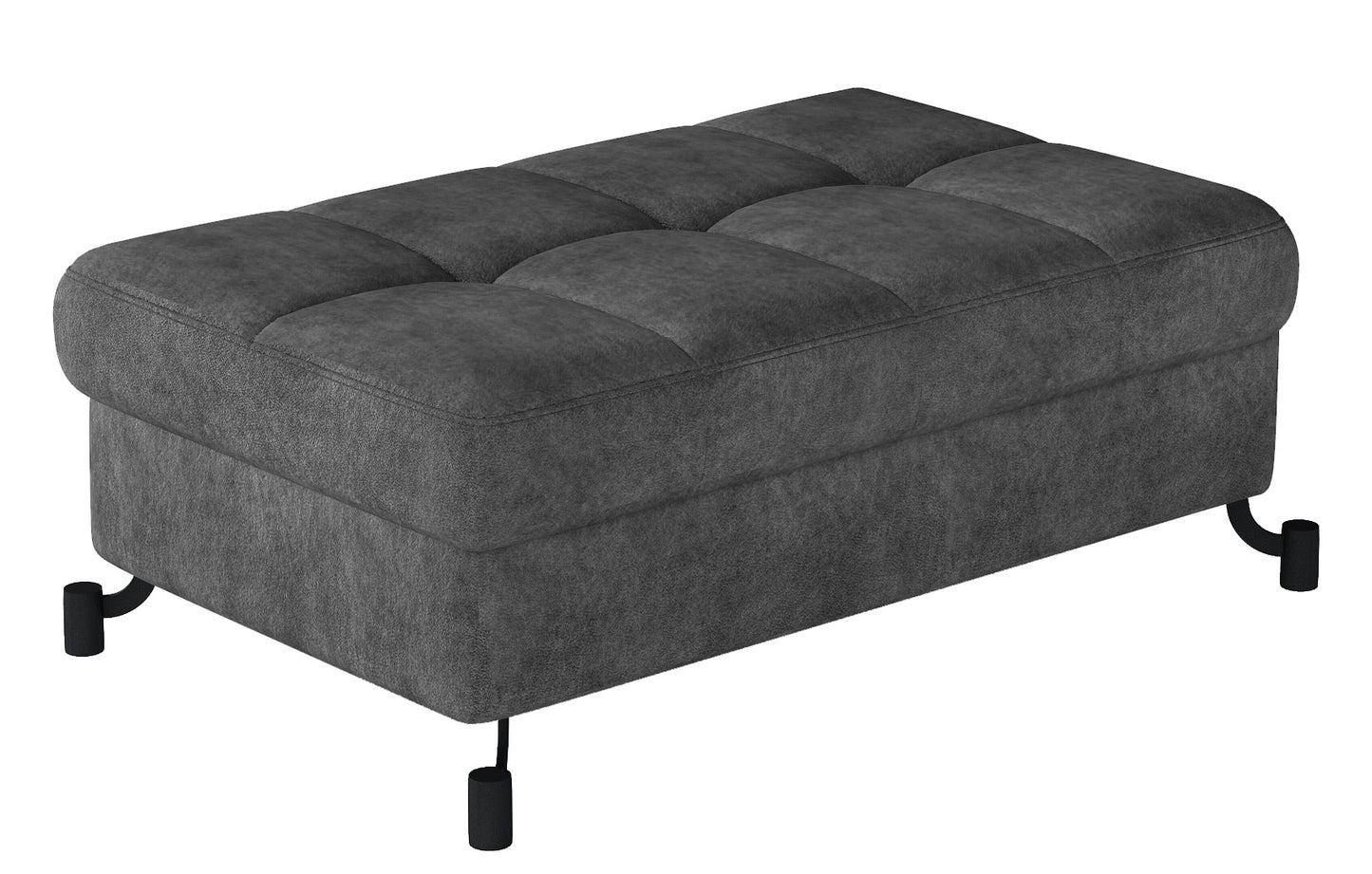Pouf Lorelle | size: Width: 100cm, Height: 45cm, Depth: 70cm | color: Dora | image: 0 | variant: 1005897