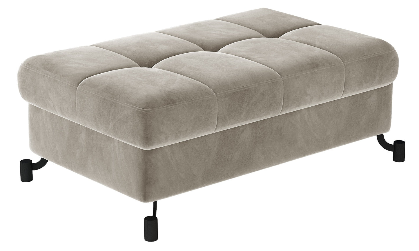 Pouf Lorelle | size: Width: 100cm, Height: 45cm, Depth: 70cm | color: Paros | image: 0 | variant: 1005892