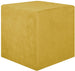 Pouf Pontllanfraith | size: Width: 45cm, Height: 45cm, Depth: 45cm | color: Yellow | image: 1 | variant: 1001429