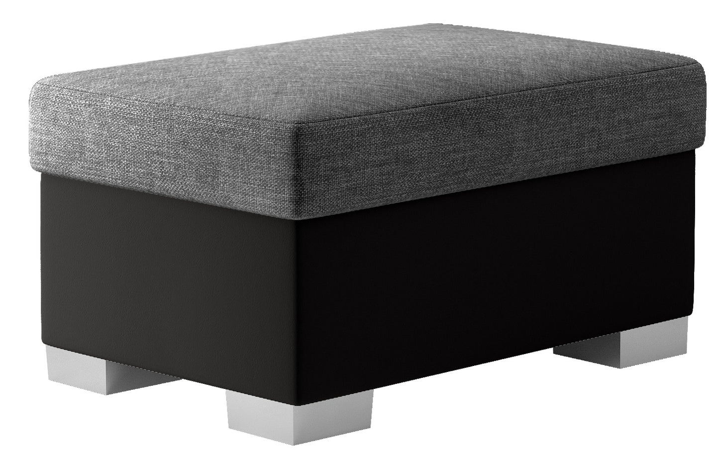 Pouf R4 | size: Width: 85cm, Height: 42cm, Depth: 55cm | color: Sawana/Soft | image: 0 | variant: 1005998
