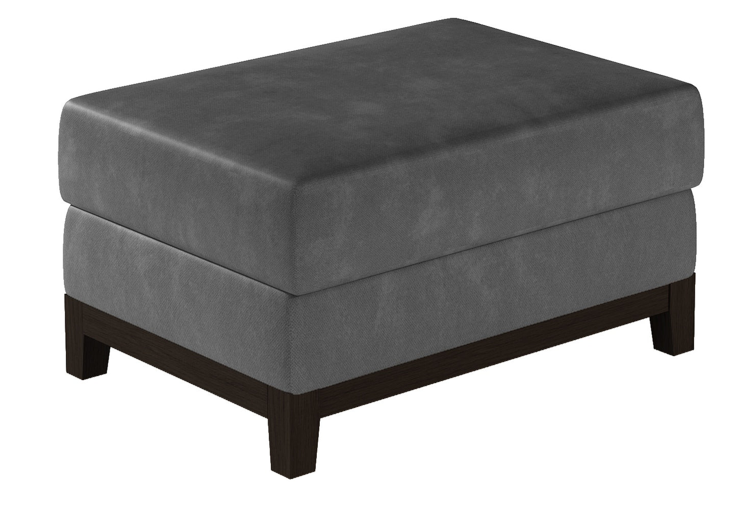 Pouf Selene | size: Width: 100cm, Height: 41cm, Depth: 70cm | color: Monolith | image: 0 | variant: 1006008