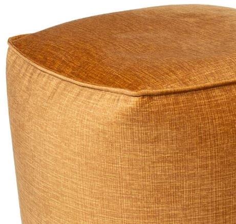 Pouf Voss | size: Width: 55cm, Height: 45cm, Depth: 55cm | color: Yellow | image: 3 | variant: 1006150