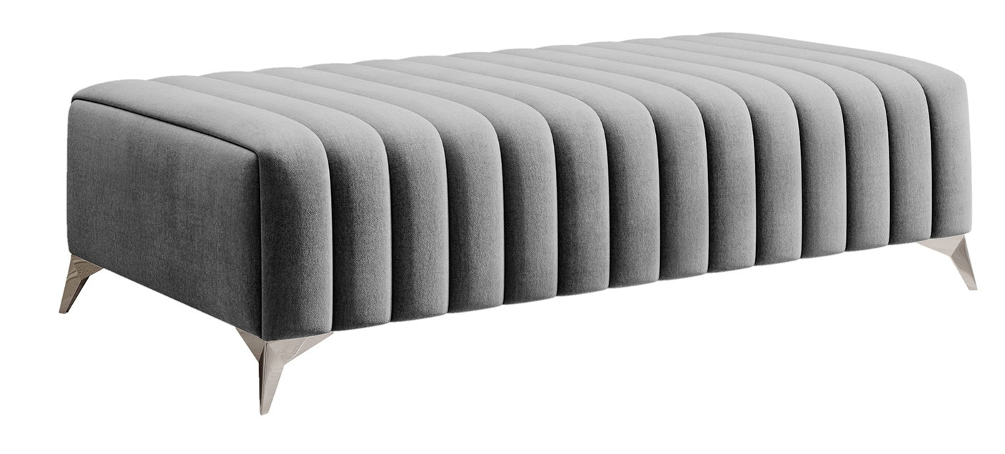 Pouf West London | size: Width: 132cm, Height: 36cm, Depth: 64cm | color: Nube | image: 0 | variant: 1010334