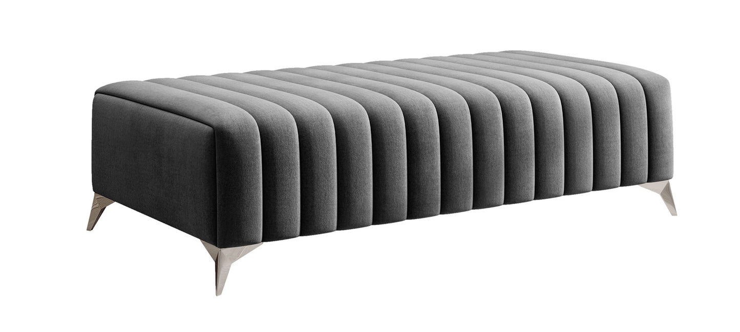 Pouf West London | size: Width: 132cm, Height: 36cm, Depth: 64cm | color: Nube | image: 0 | variant: 1010336