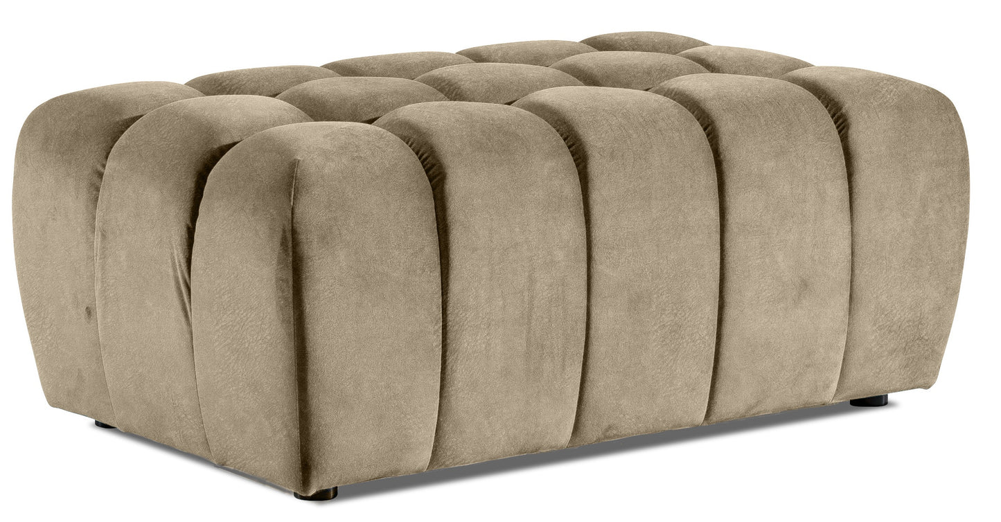 Pouf West Orebro | size: Width: 102cm, Height: 40cm, Depth: 64cm | color: Dora | image: 0 | variant: 1010355