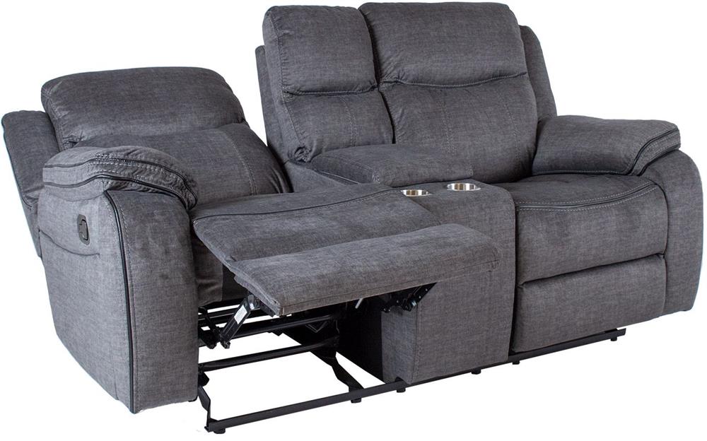 Recliner East Liepaja | size: Length: 68cm, Height: 105cm, Depth: 190cm | color: Gray | image: 2 | variant: 1006307