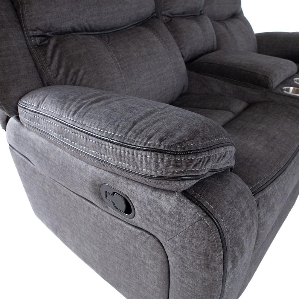 Recliner East Liepaja | size: Length: 68cm, Height: 105cm, Depth: 190cm | color: Gray | image: 7 | variant: 1006307