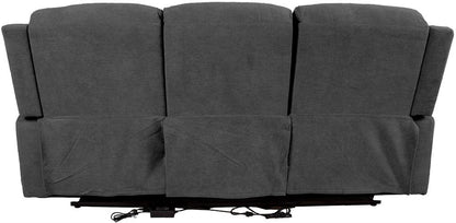 Recliner Mimi 2 | size: Length: 93cm, Height: 102cm, Depth: 208cm | color: Gray | image: 3 | variant: 1017625