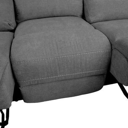 Recliner Mimi 2 | size: Length: 93cm, Height: 102cm, Depth: 208cm | color: Gray | image: 4 | variant: 1017625