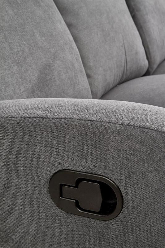 Recliner - Sofa Oslo 1 | size: Width: 180cm, Height: 100cm, Depth: 95cm | color: Gray | image: 4 | variant: 1011031