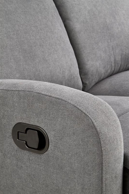 Recliner - Sofa Oslo | size: Width: 128cm, Height: 100cm, Depth: 95cm | color: Gray | image: 3 | variant: 1011030
