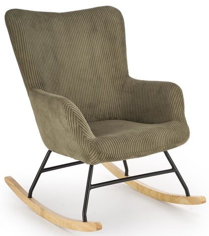 Rocking Chair Belmiro | size: Width: 72cm, Height: 98cm, Depth: 88cm | color: Green | image: 0 | variant: 1005717