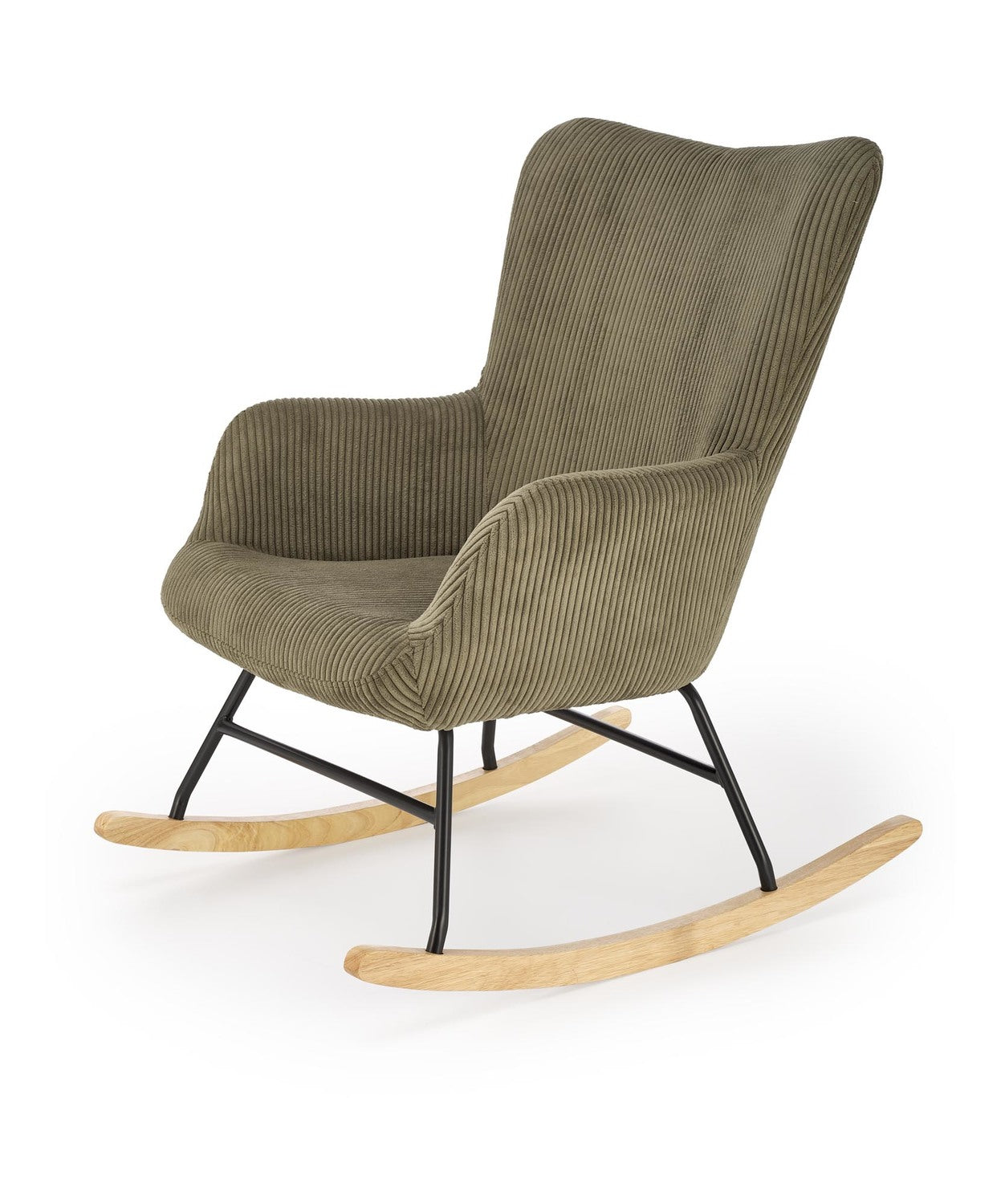 Rocking Chair Belmiro | size: Width: 72cm, Height: 98cm, Depth: 88cm | color: Green | image: 3 | variant: 1005717