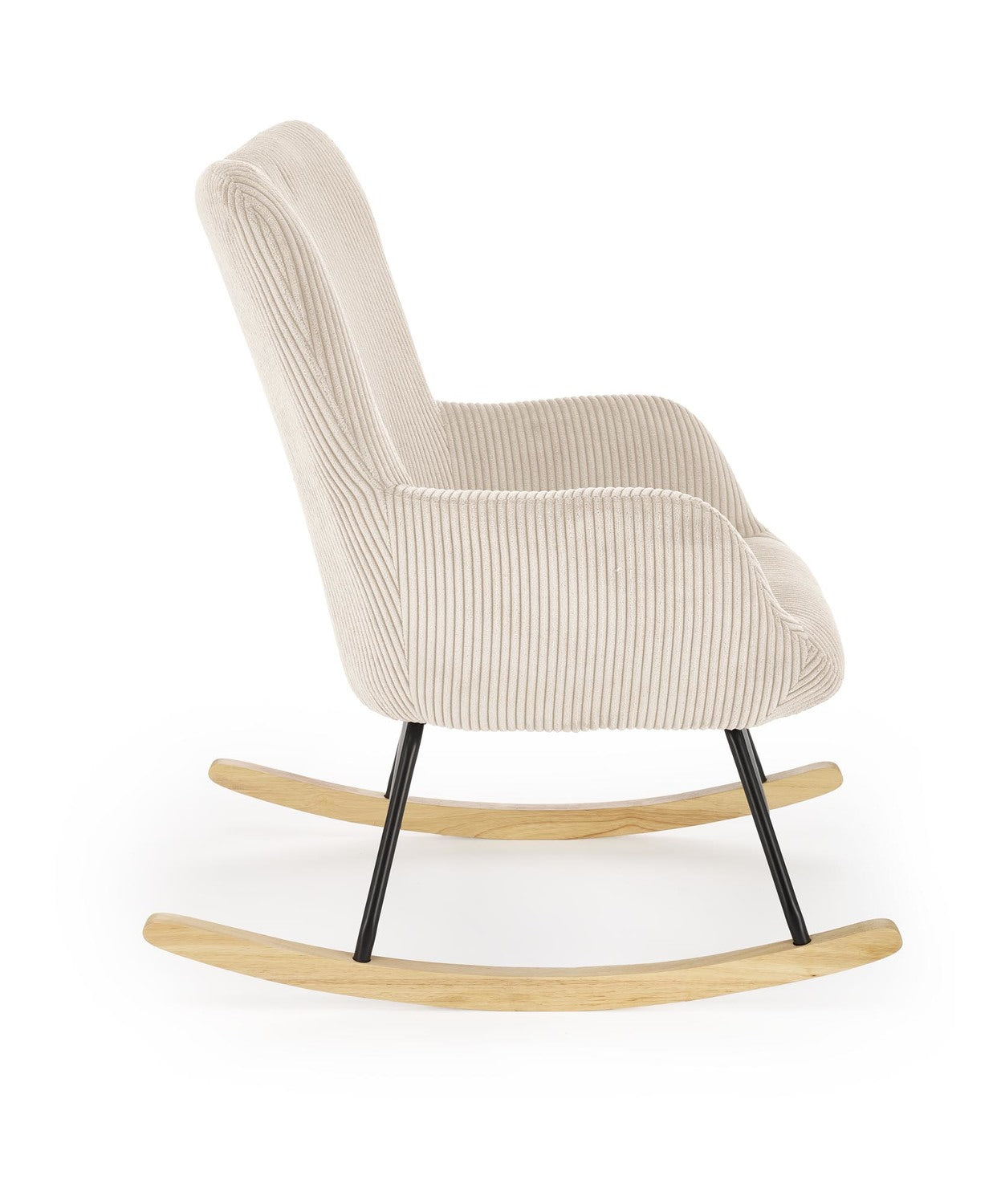 Rocking Chair Caserta | size: Width: 72cm, Height: 98cm, Depth: 88cm | color: Beige | image: 3 | variant: 1003070