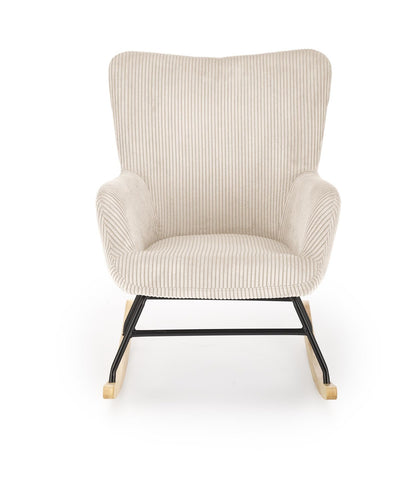 Rocking Chair Caserta | size: Width: 72cm, Height: 98cm, Depth: 88cm | color: Beige | image: 4 | variant: 1003070