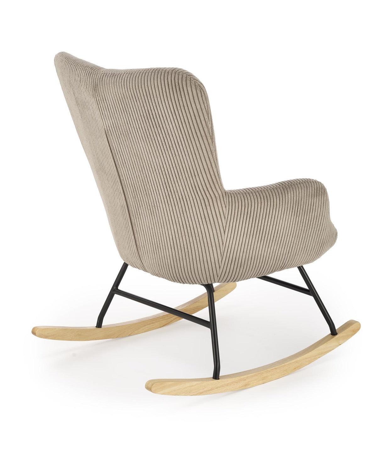 Rocking Chair Caserta | size: Width: 72cm, Height: 98cm, Depth: 88cm | color: Gray | image: 1 | variant: 1003072