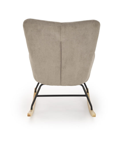 Rocking Chair Caserta | size: Width: 72cm, Height: 98cm, Depth: 88cm | color: Gray | image: 5 | variant: 1003072