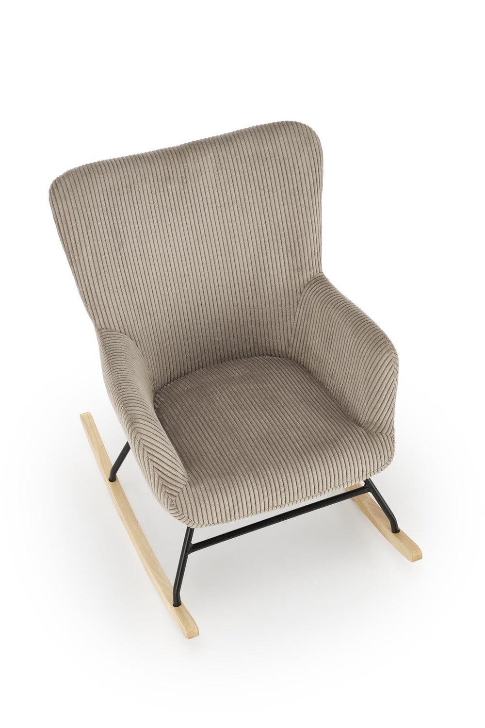 Rocking Chair Caserta | size: Width: 72cm, Height: 98cm, Depth: 88cm | color: Gray | image: 6 | variant: 1003072