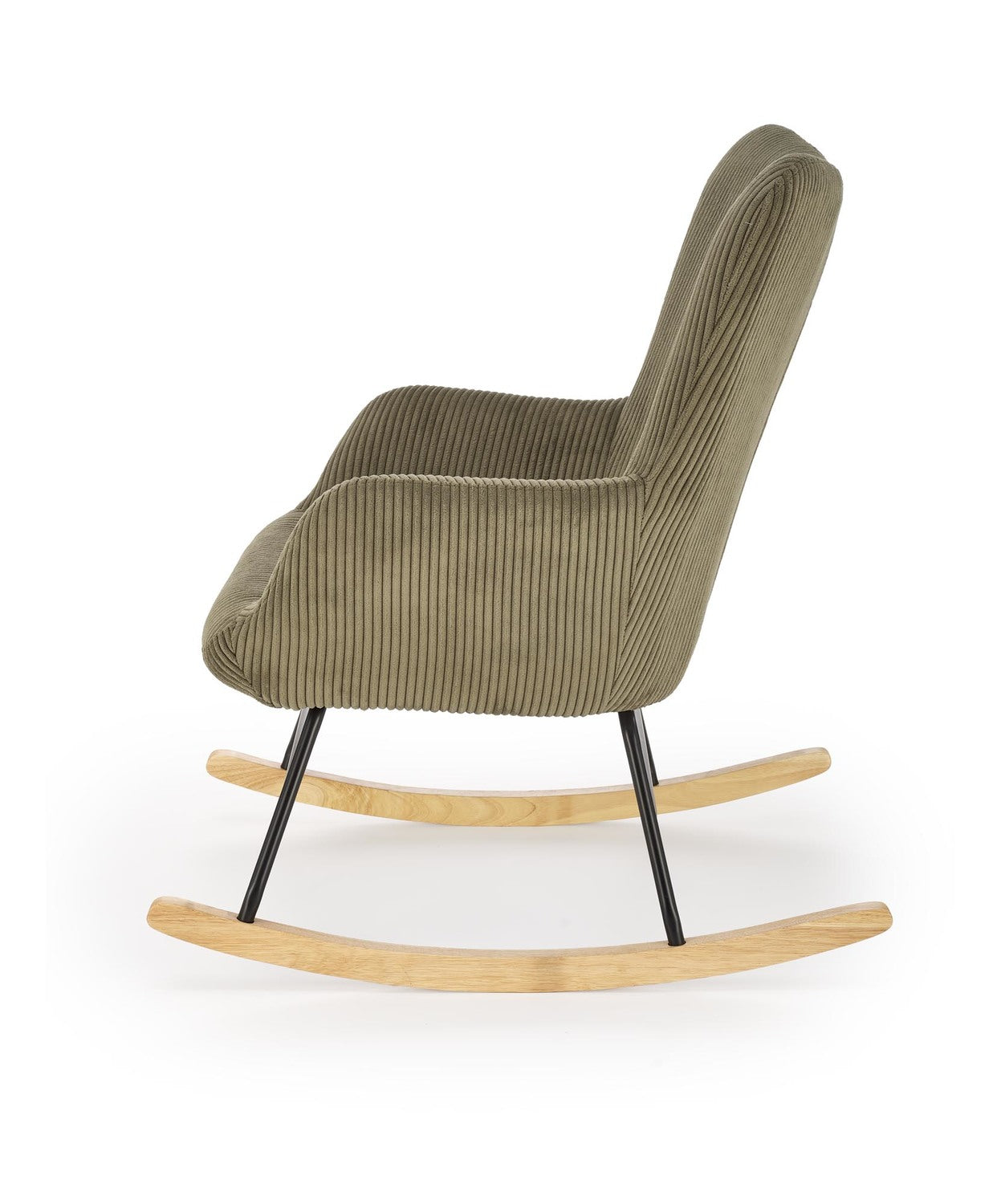 Rocking Chair Caserta | size: Width: 72cm, Height: 98cm, Depth: 88cm | color: Green | image: 2 | variant: 1003071