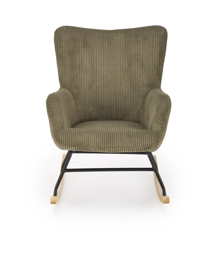Rocking Chair Caserta | size: Width: 72cm, Height: 98cm, Depth: 88cm | color: Green | image: 4 | variant: 1003071