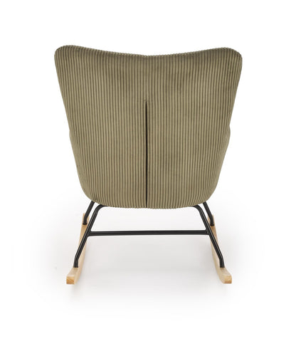 Rocking Chair Caserta | size: Width: 72cm, Height: 98cm, Depth: 88cm | color: Green | image: 5 | variant: 1003071