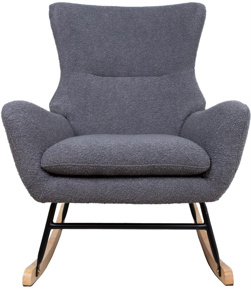 Rocking Chair Ferndale | size: Width: 69cm, Height: 96cm, Depth: 80cm | color: Gray | image: 2 | variant: 1001384