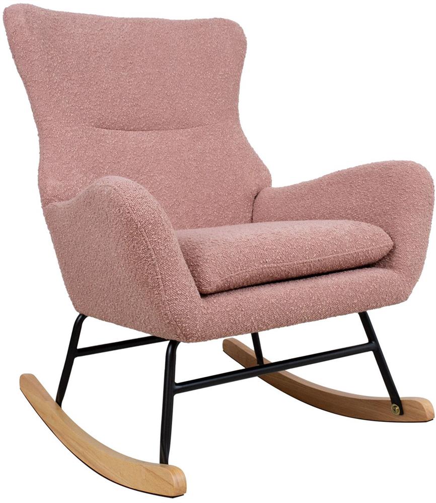 Rocking Chair Ferndale | size: Width: 69cm, Height: 96cm, Depth: 80cm | color: Pink | image: 1 | variant: 1001385