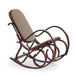 Rocking Chair Max Bis Plus | size: Length: 90cm, Width: 52cm, Height: 95cm, Depth: 90cm | color: Brown | image: 1 | variant: 1005720
