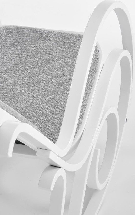 Rocking Chair Max Bis Plus | size: Width: 52cm, Height: 95cm, Depth: 90cm | color: White/Grey | image: 4 | variant: 1005722