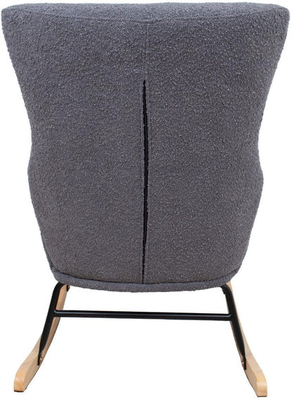 Rocking Chair Romy | size: Width: 69cm, Height: 96cm, Depth: 80cm | color: Gray | image: 4 | variant: 1005729