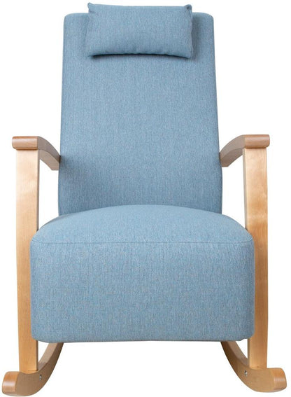 Rocking Chair Ross | size: Width: 65.5cm, Height: 104cm, Depth: 102cm | color: Blue | image: 2 | variant: 1001388