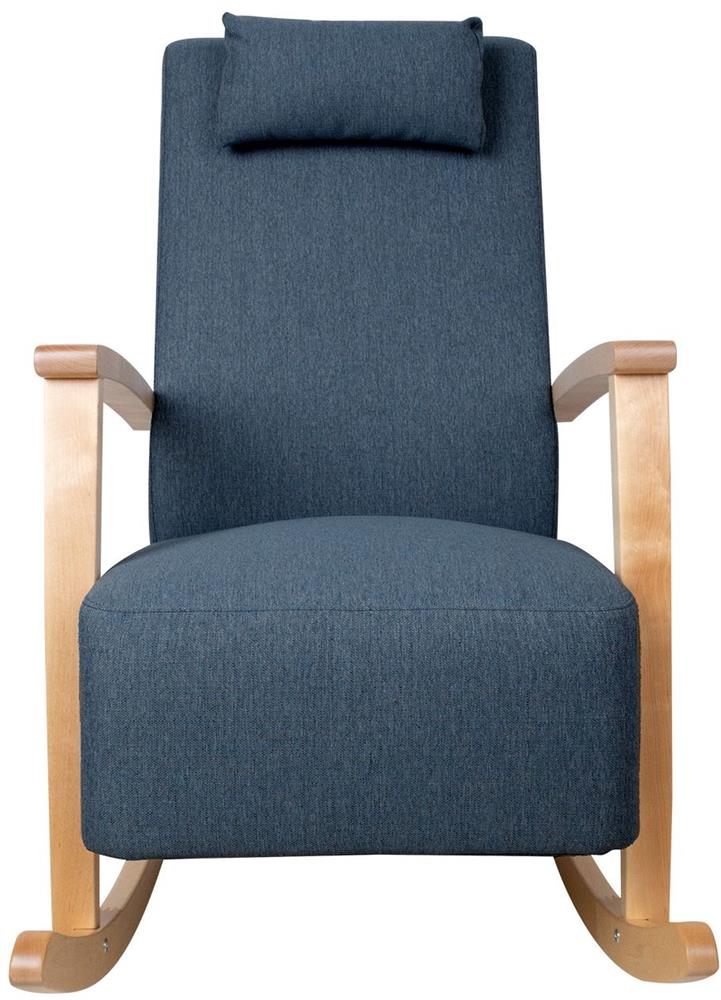 Rocking Chair Ross | size: Width: 65.5cm, Height: 104cm, Depth: 102cm | color: Blue | image: 2 | variant: 1001389