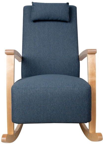 Rocking Chair Ross | size: Width: 65.5cm, Height: 104cm, Depth: 102cm | color: Blue | image: 2 | variant: 1001389