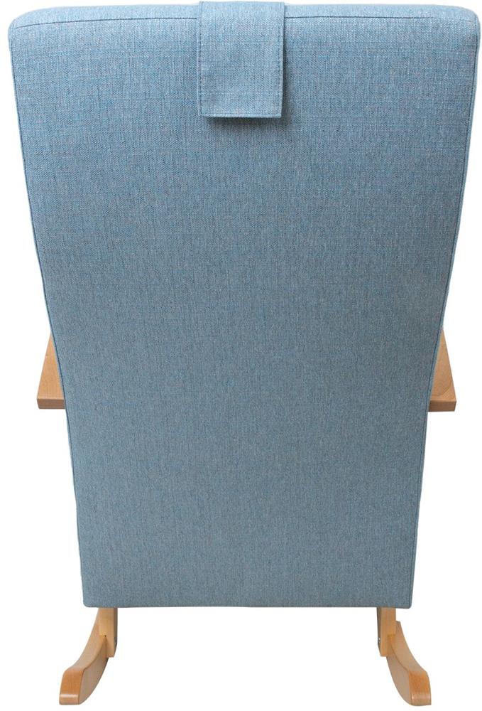 Rocking Chair Ross | size: Width: 65.5cm, Height: 104cm, Depth: 102cm | color: Blue | image: 4 | variant: 1001388