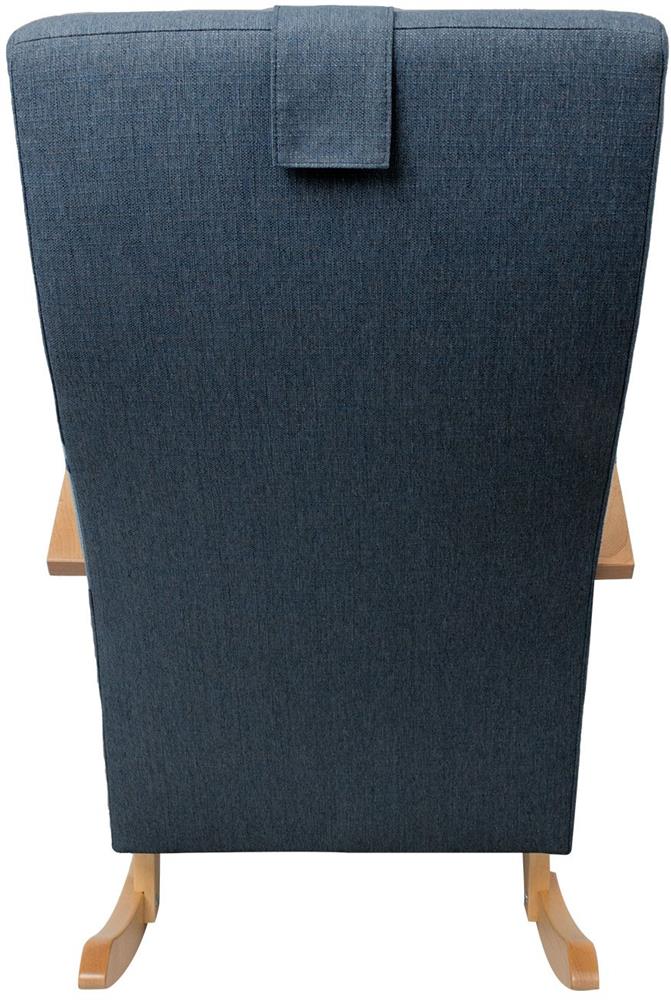 Rocking Chair Ross | size: Width: 65.5cm, Height: 104cm, Depth: 102cm | color: Blue | image: 4 | variant: 1001389