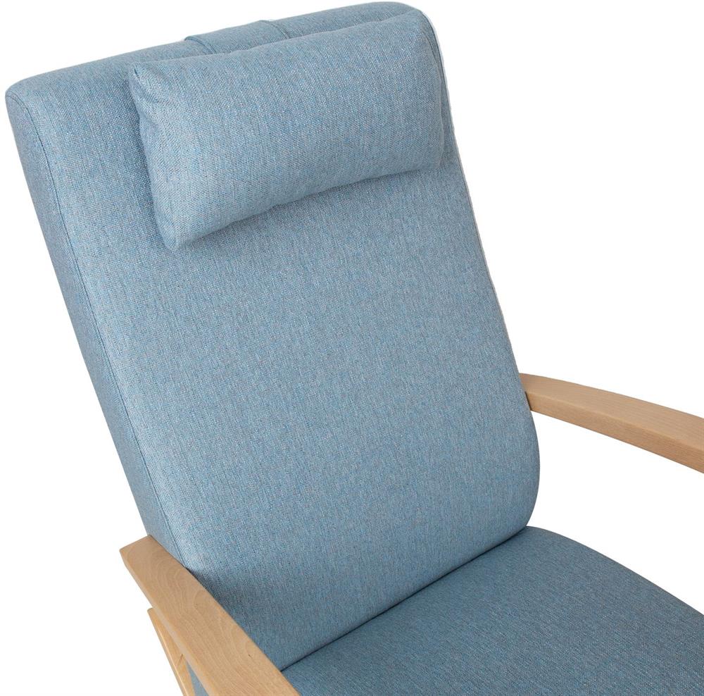 Rocking Chair Ross | size: Width: 65.5cm, Height: 104cm, Depth: 102cm | color: Blue | image: 5 | variant: 1001388