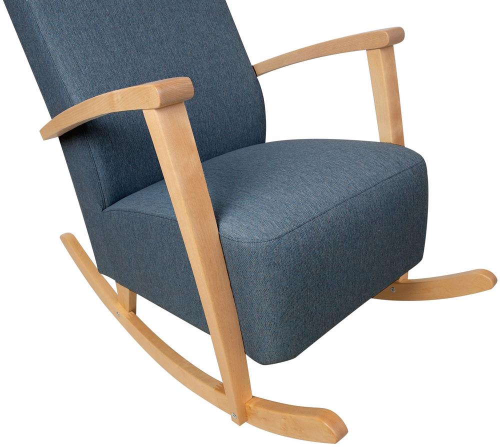 Rocking Chair Ross | size: Width: 65.5cm, Height: 104cm, Depth: 102cm | color: Blue | image: 7 | variant: 1001389