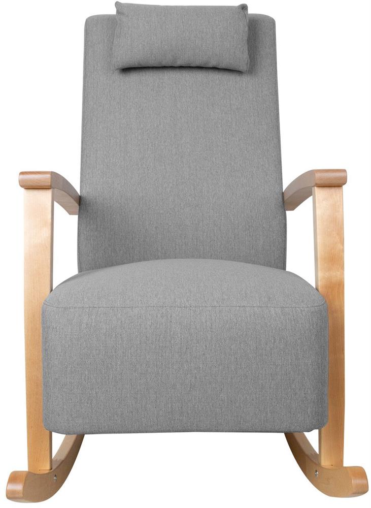 Rocking Chair Ross | size: Width: 65.5cm, Height: 104cm, Depth: 102cm | color: Gray | image: 2 | variant: 1001387
