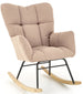 Rocking Chair Vasco | size: Width: 70cm, Height: 94cm, Depth: 97cm | color: Beige | image: 0 | variant: 1005724